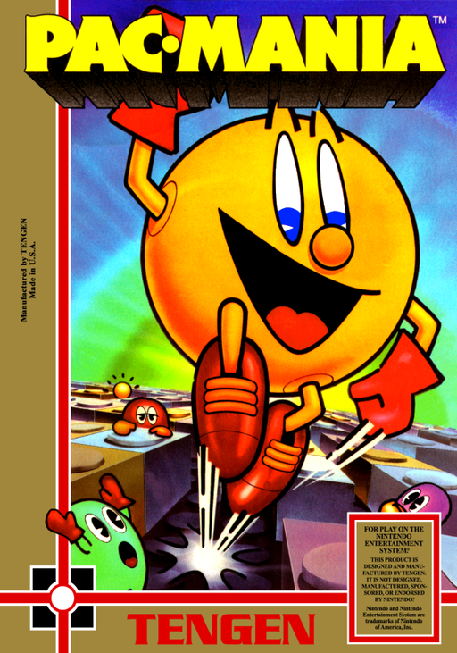 Pac-Mania (USA) (Unl) box art